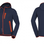 Northfinder pánska aktívna softshellová bunda CASE - darknavy