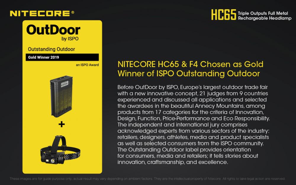 NITECORE HC65 čelovka 2
