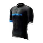 NORTHFINDER TR-3807MB pánske e-bike tričko krátky zips GERARDO
