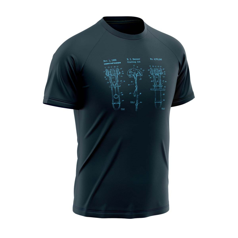 NORTHFINDER pánske technické tričko s piktogramom DILLON 1