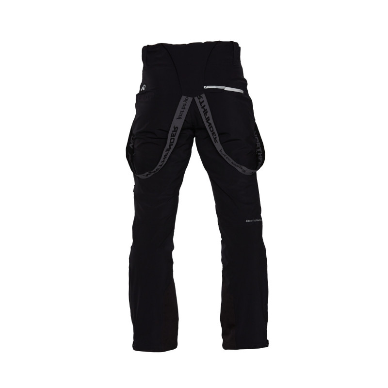 NORTHFINDER pánske luxusné nohavice s trakmi KREADY - black 2